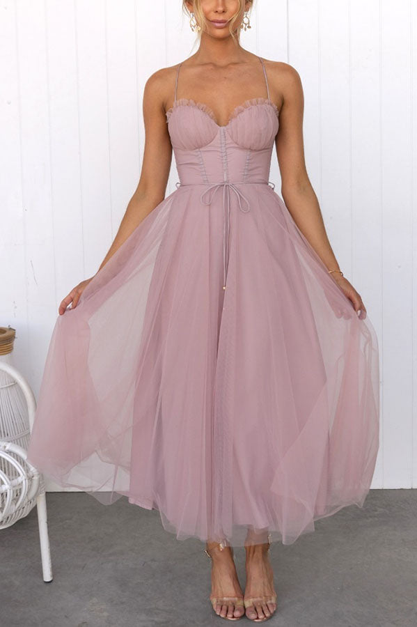 Isolina - Elegantes Maxikleid für Frauen für den Sommer und lange