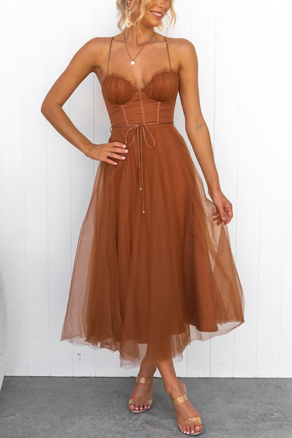 Isolina - Elegantes Maxikleid für Frauen für den Sommer und lange