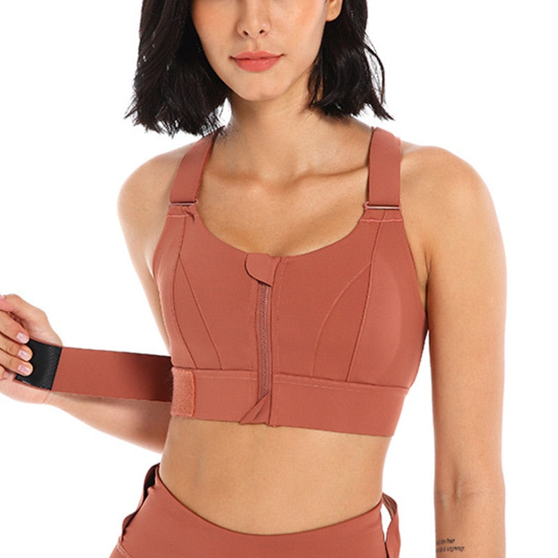 Sport-BH mit Reißverschluss & Rückenstütze – 1 kaufen, 1 gratis – Livia