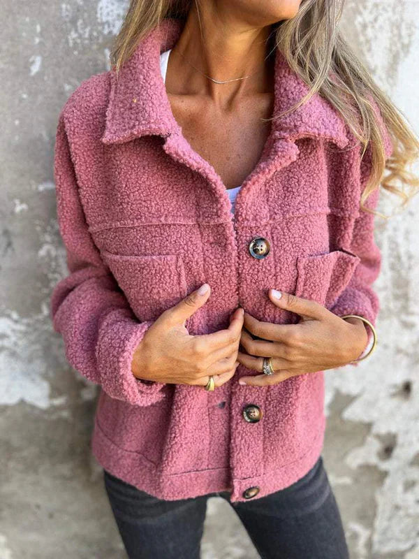 Dion - Kurze jacke mit Revers