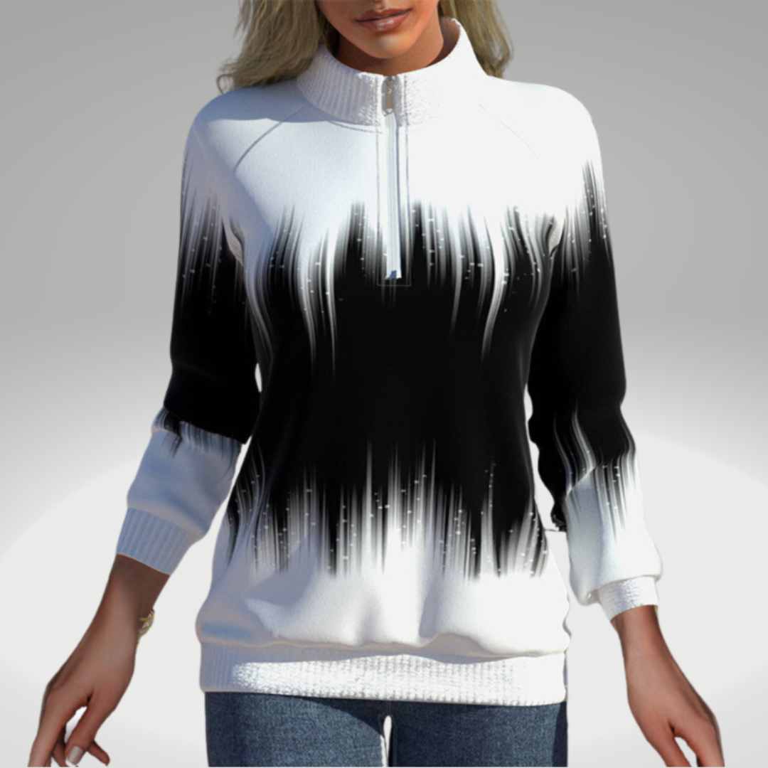 WW - Damen Sweatshirt mit Farbverlaufdruck