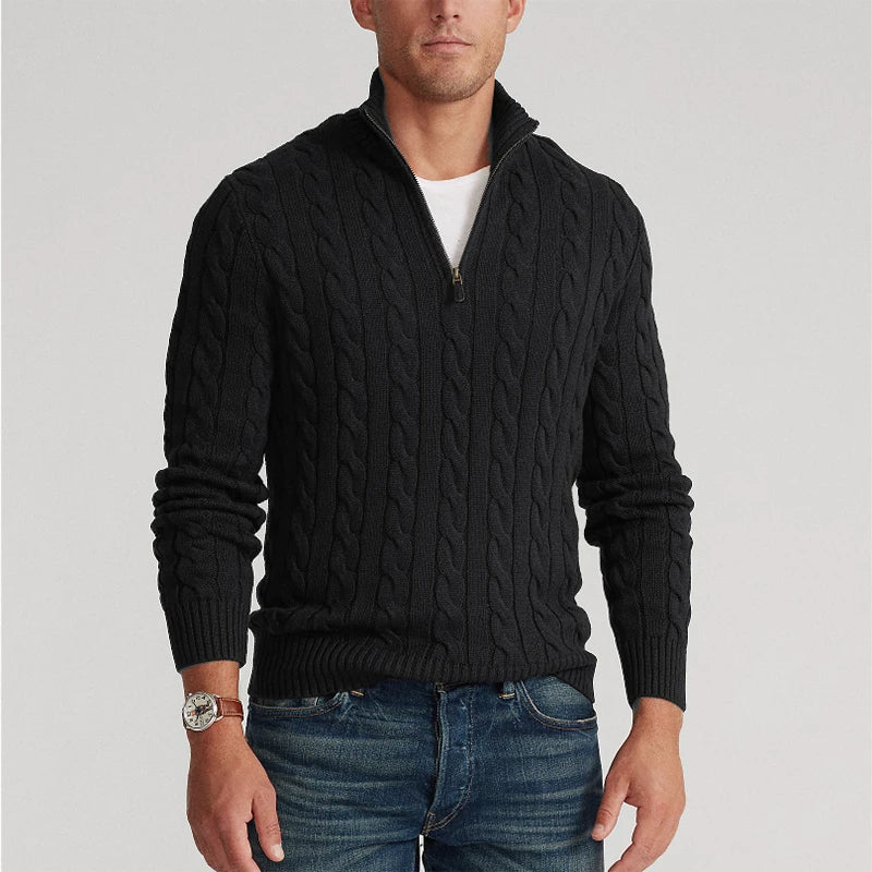 Paul - Half-Zip Strickpullover