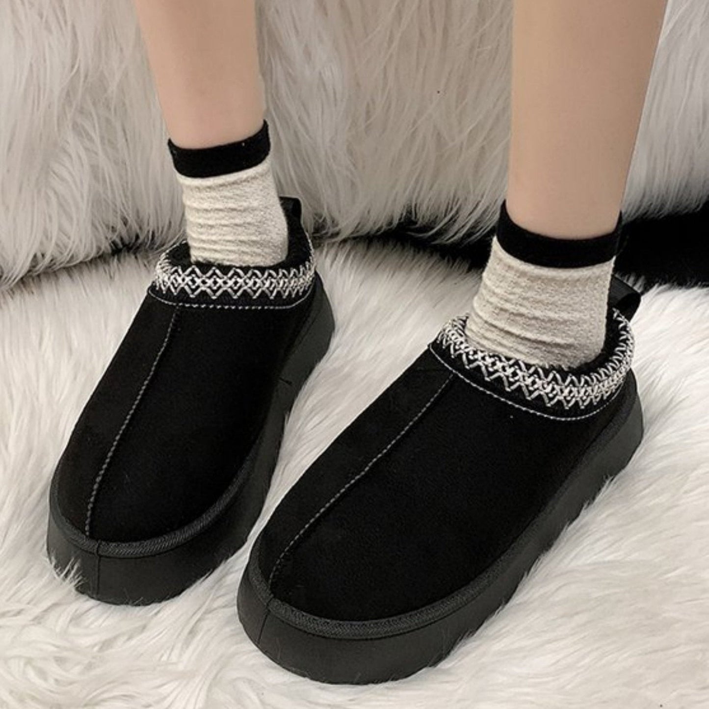 Audrey - Mode Schnee Muffin Stiefel groß