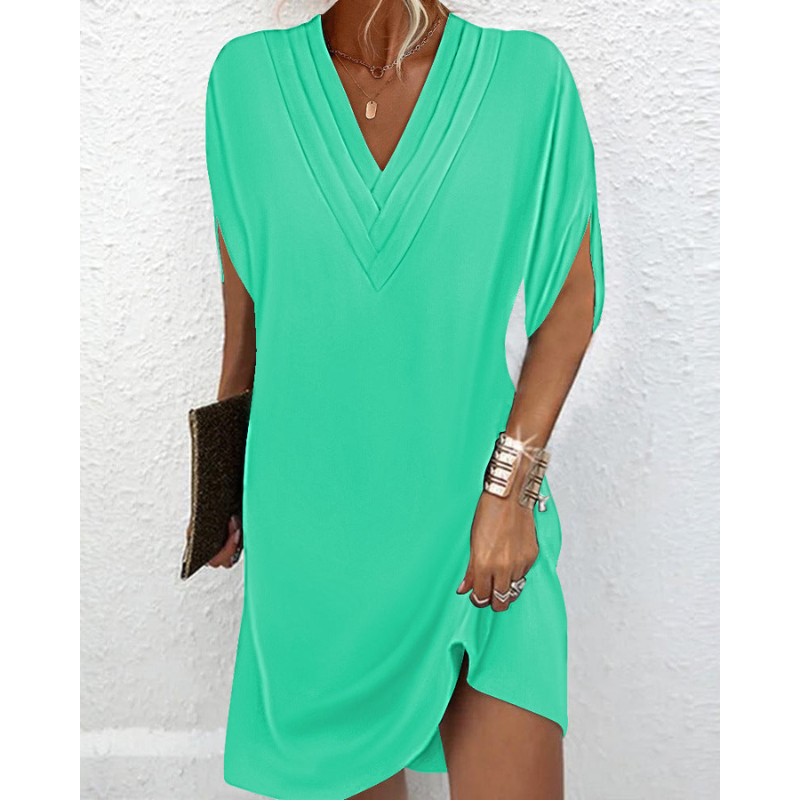 Abendkleid Mit V Ausschnitt Für Damen | Mini