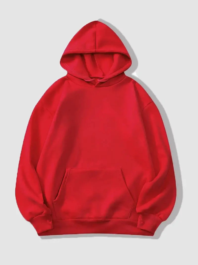 WW | Bequemer Einfarbiger Damen Hoodie mit Kapuze