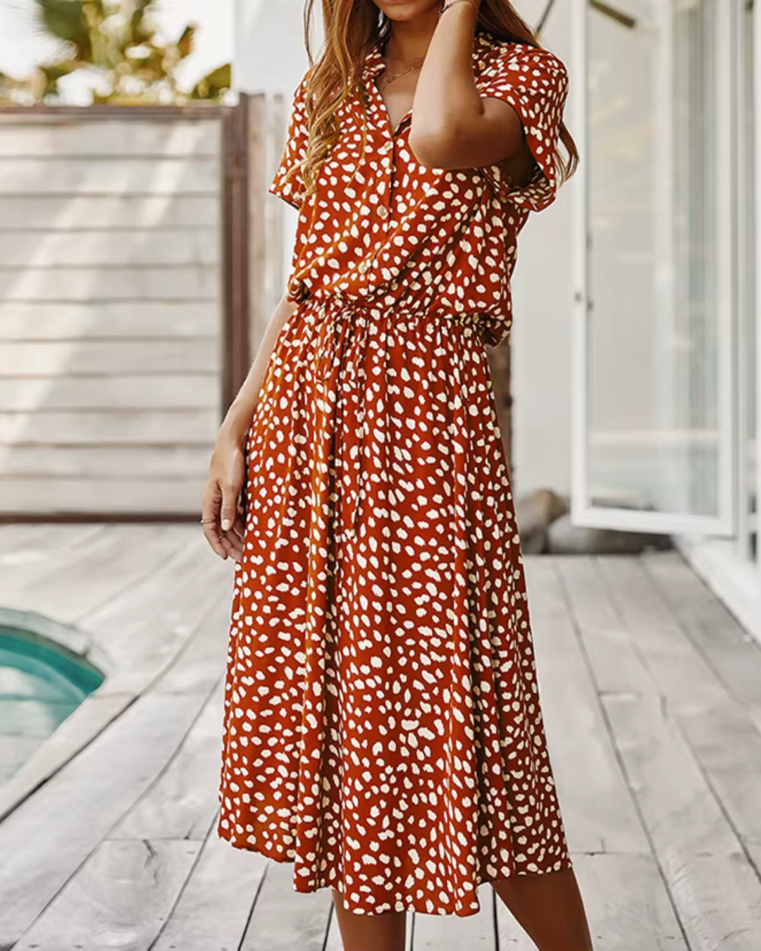 Cecilia- Trendiges Kleid mit Fluidem Schnitt für Sonnige Tage