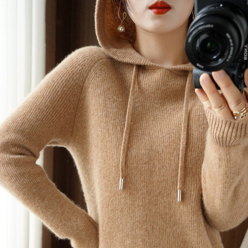 WW | Kapuzenpullover Aus Kaschmir