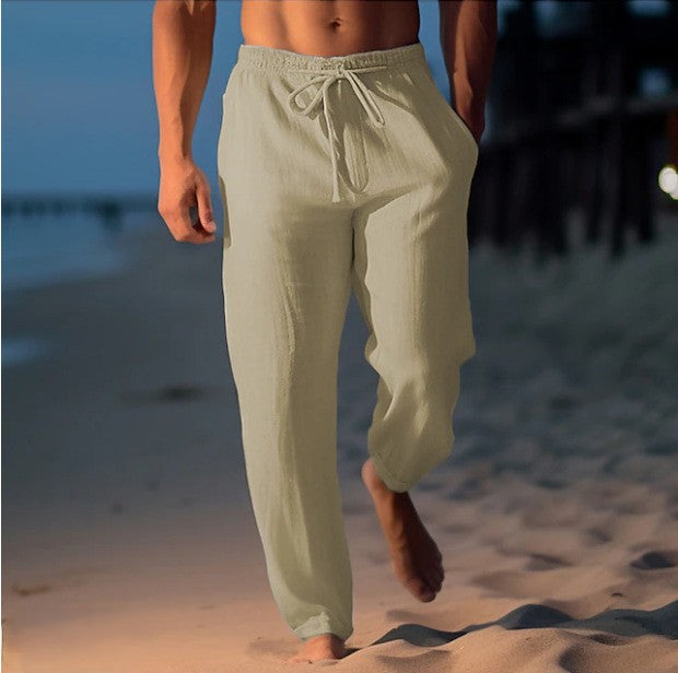 Matthew - stylische leinenhose für herren