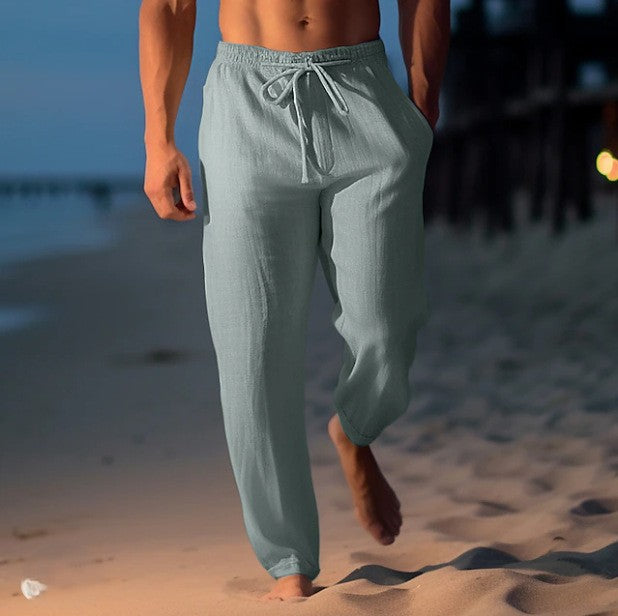 Matthew - stylische leinenhose für herren