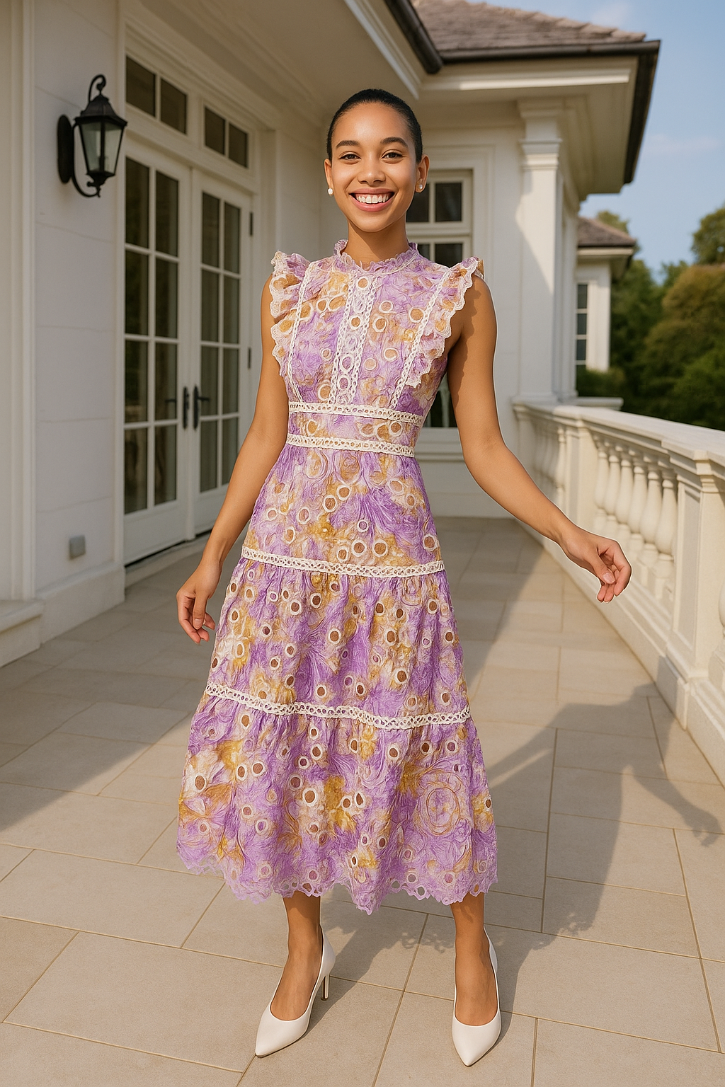 Ayleen – Boho-Spitzenkleid mit verspielten Details