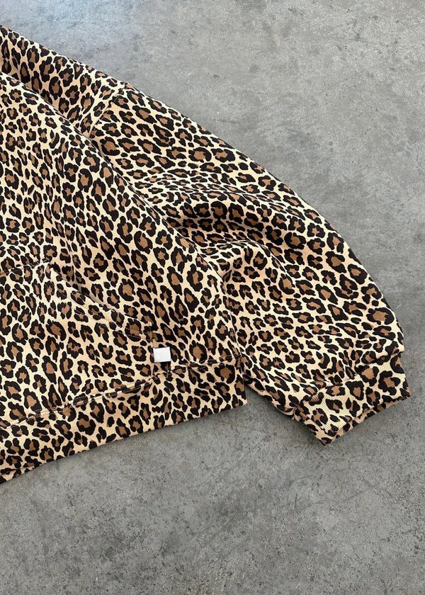 WW | Leopardenmuster Hoodie und Jogginghose Set für Damen