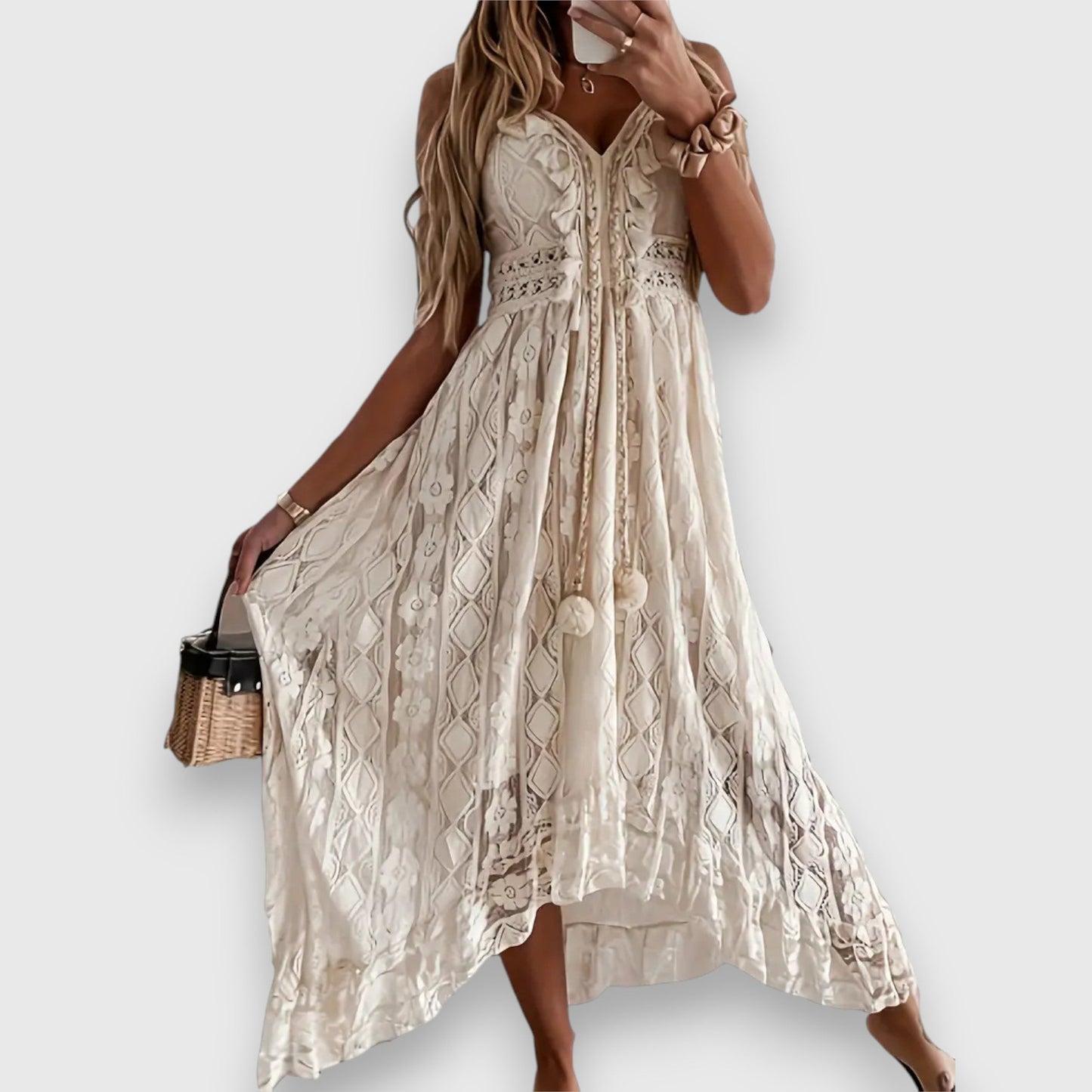 Fleur – Elegantes Kleid mit Spitze