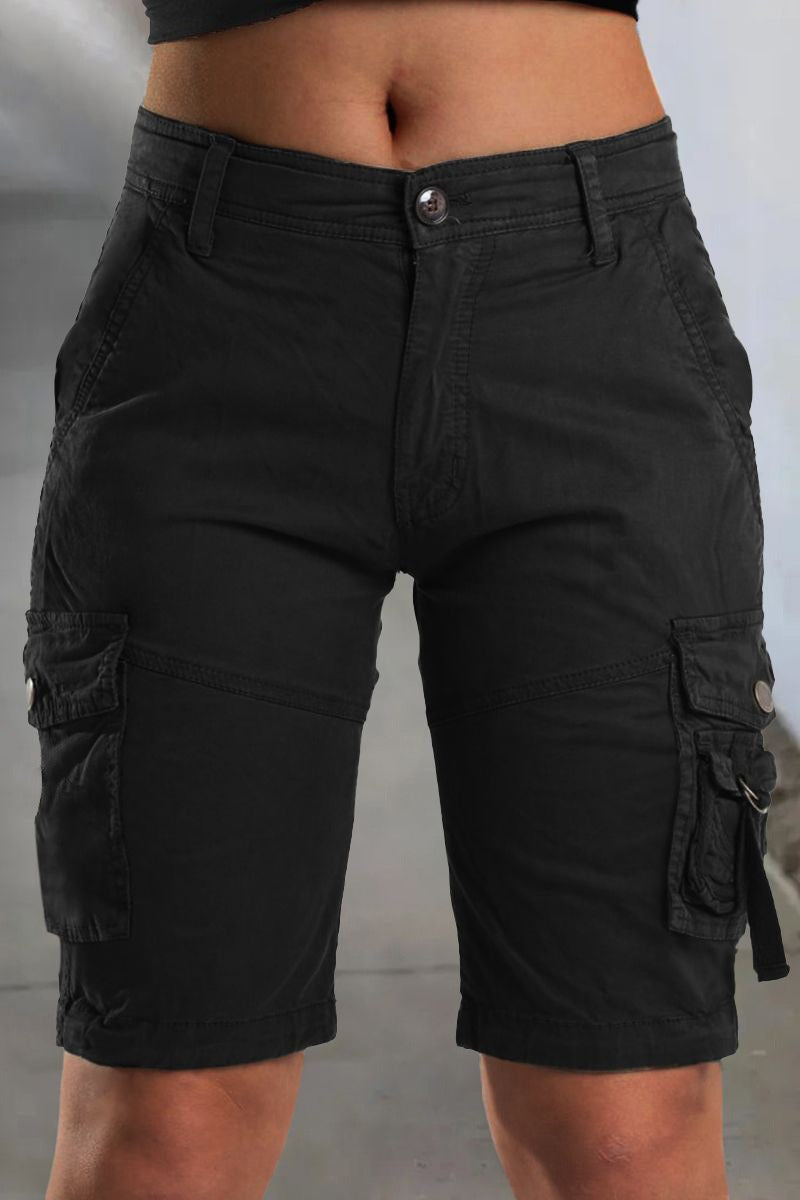 Damen Cargo-Shorts mit Taschen und Bequemer Passform für den Sommer – Malea