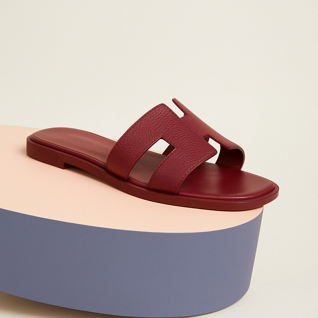 Damen Flache Sandalen : Elegante Sommerschuhe, Bequeme Slipper mit Cut-Out Design für Alltag & Urlaub