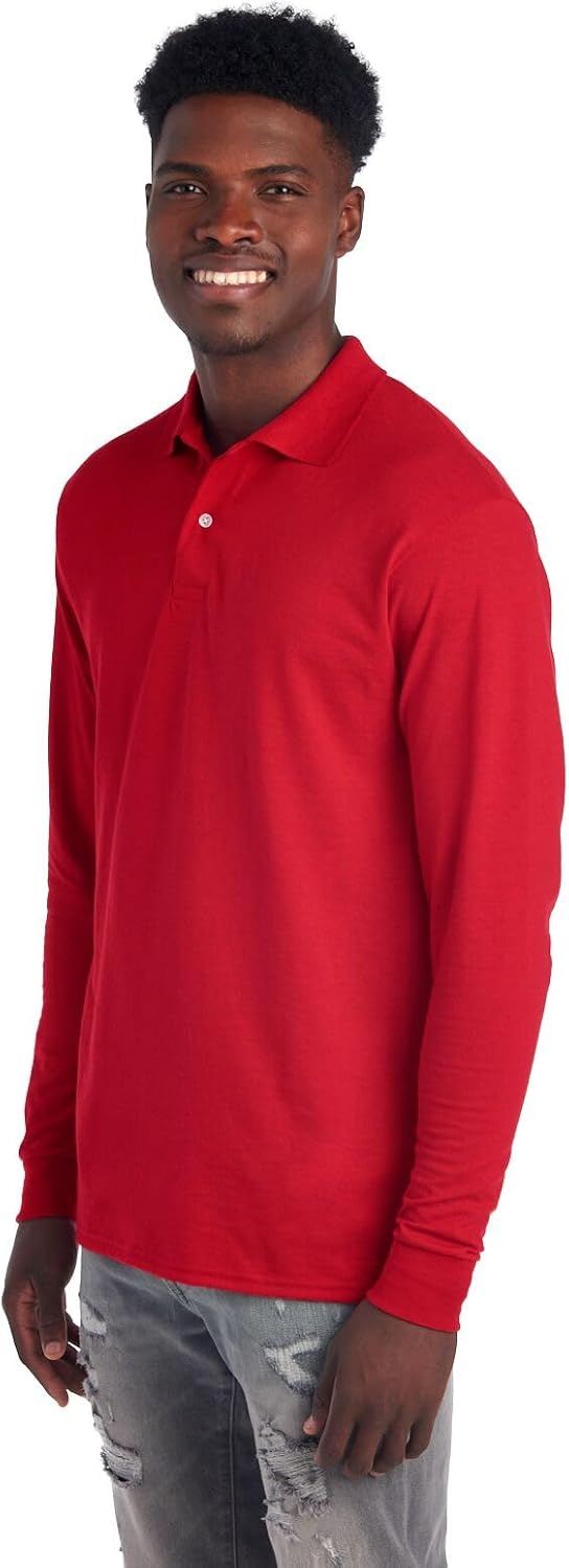 Herren Langarm-Poloshirt für Frühling 2025 – Mark
