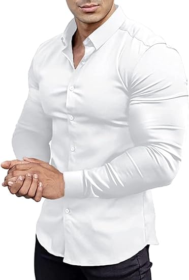 Slim-Fit Herrenhemd für Frühling 2025 – Knitterfrei – David