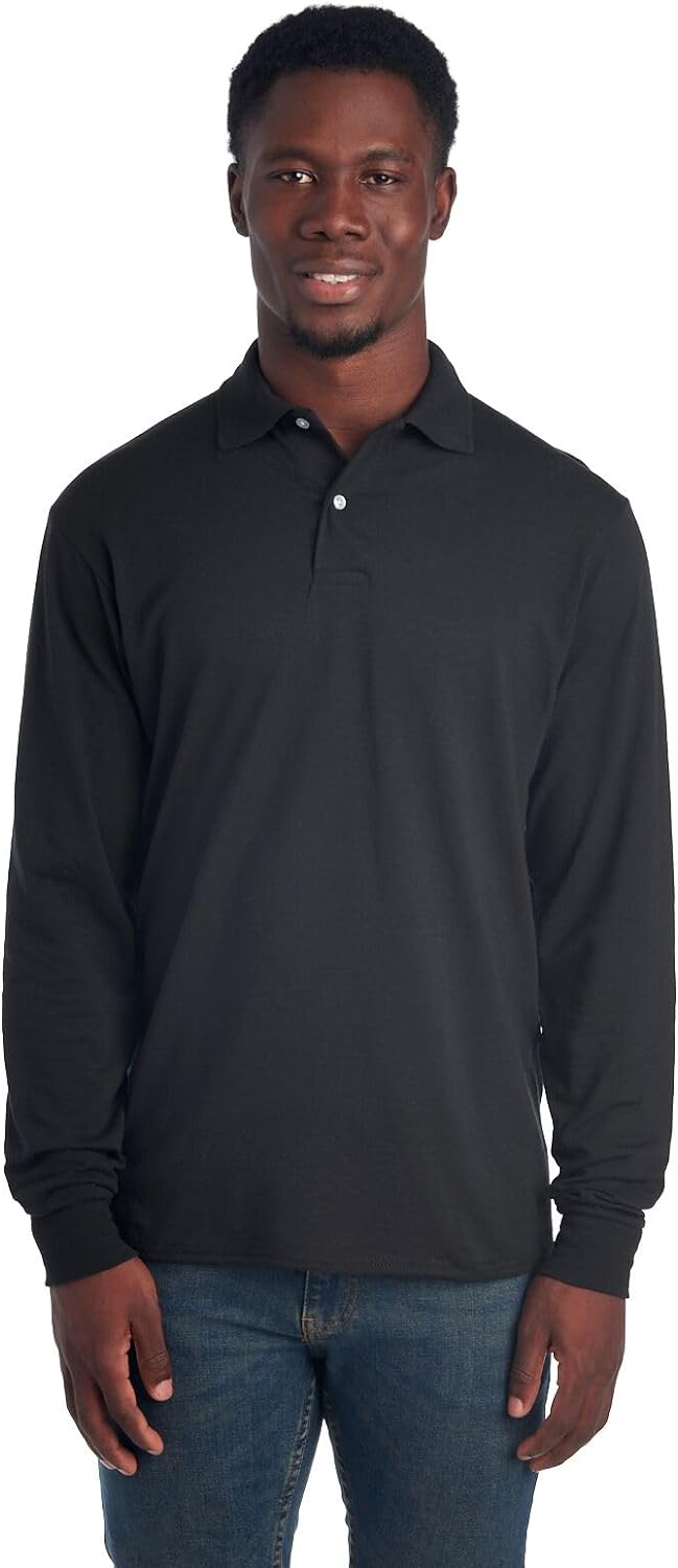 Herren Langarm-Poloshirt für Frühling 2025 – Mark