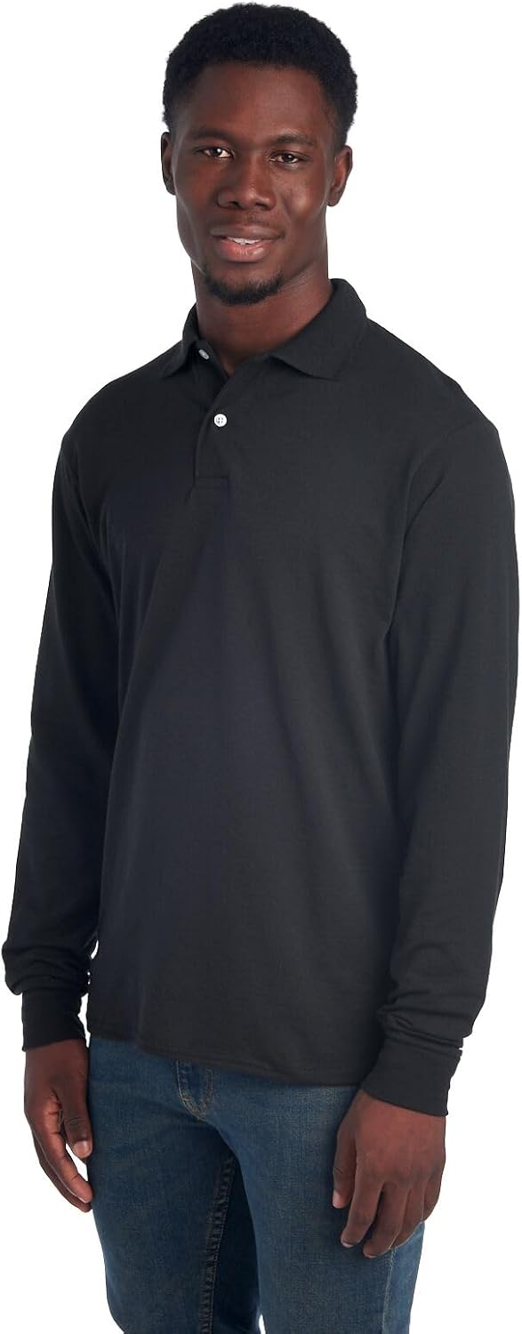 Herren Langarm-Poloshirt für Frühling 2025 – Mark