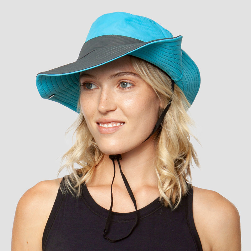 Atmungsaktiver UV-Schutz Damen Sonnenhut Faltbar mit Pferdeschwanzöffnung – Liane (Buy 1, Get 1 GRATIS)