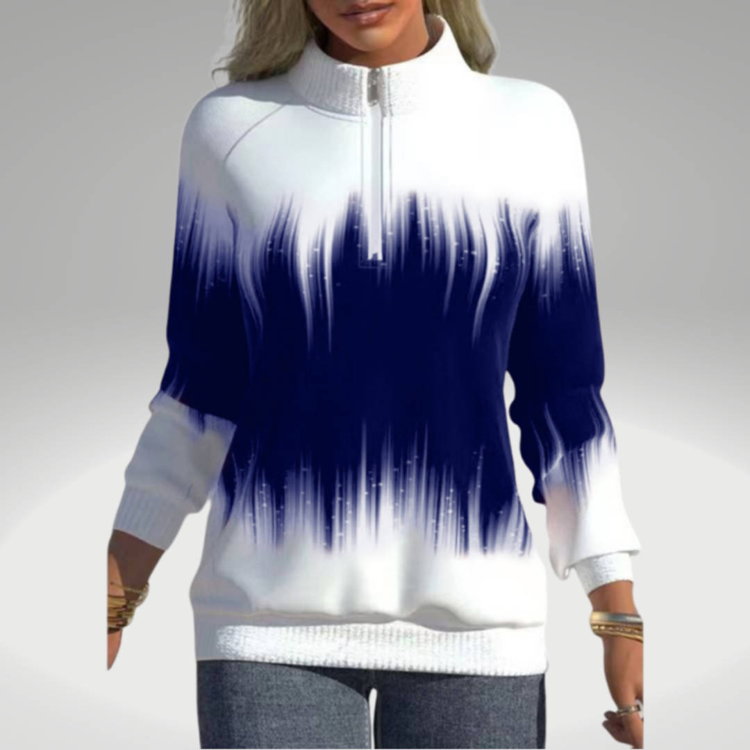 WW - Damen Sweatshirt mit Farbverlaufdruck