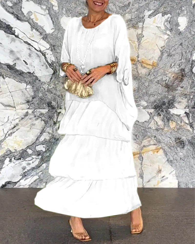 Fleur – Elegantes Maxikleid mit schmeichelnder Passform