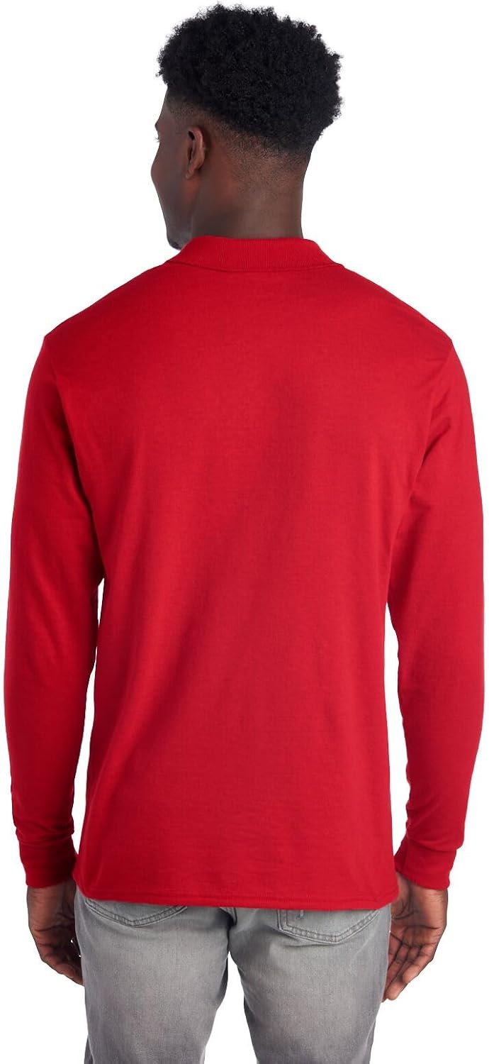 Herren Langarm-Poloshirt für Frühling 2025 – Mark