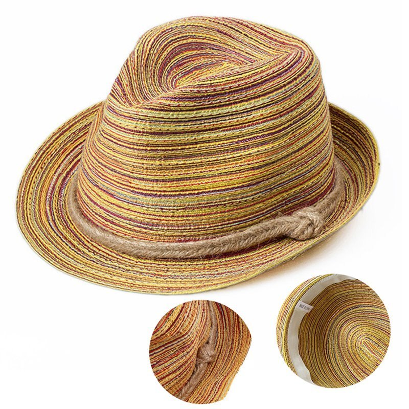 Stilvoller Damen-Sommerhut aus leichtem Pfeffergras – Maddy