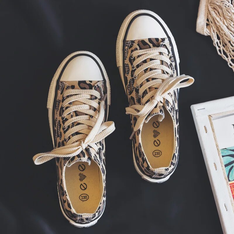 Stylische Leoparden Damensneaker – Savannah