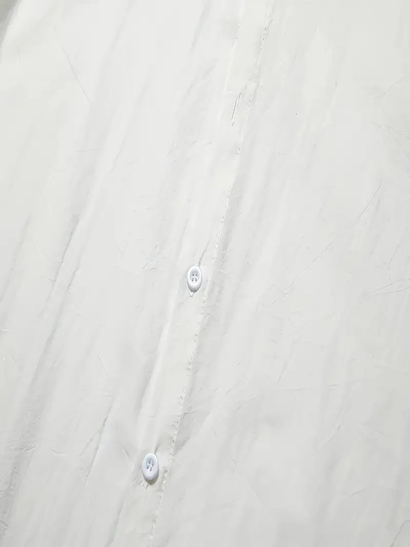 Owen – lässiges langarmshirt in volltonfarbe