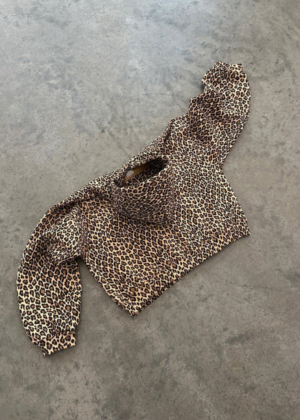 WW | Leopardenmuster Hoodie und Jogginghose Set für Damen