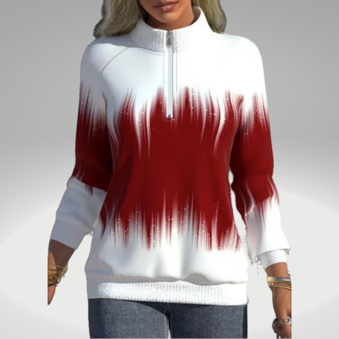 WW - Damen Sweatshirt mit Farbverlaufdruck