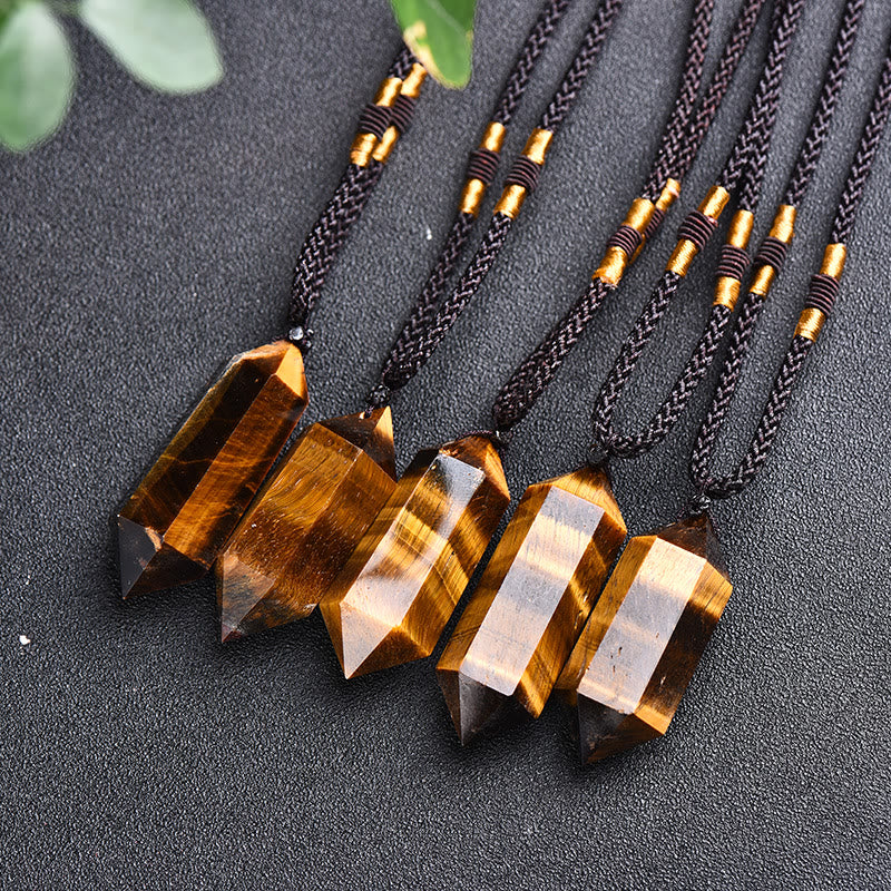 Natürliche Kristall-Amethyst-Heilende Halskette – Lyra