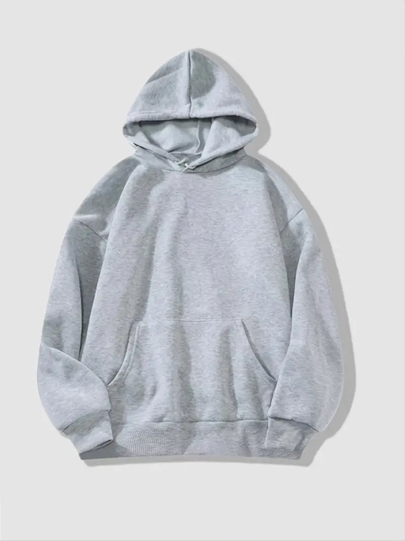 WW | Bequemer Einfarbiger Damen Hoodie mit Kapuze
