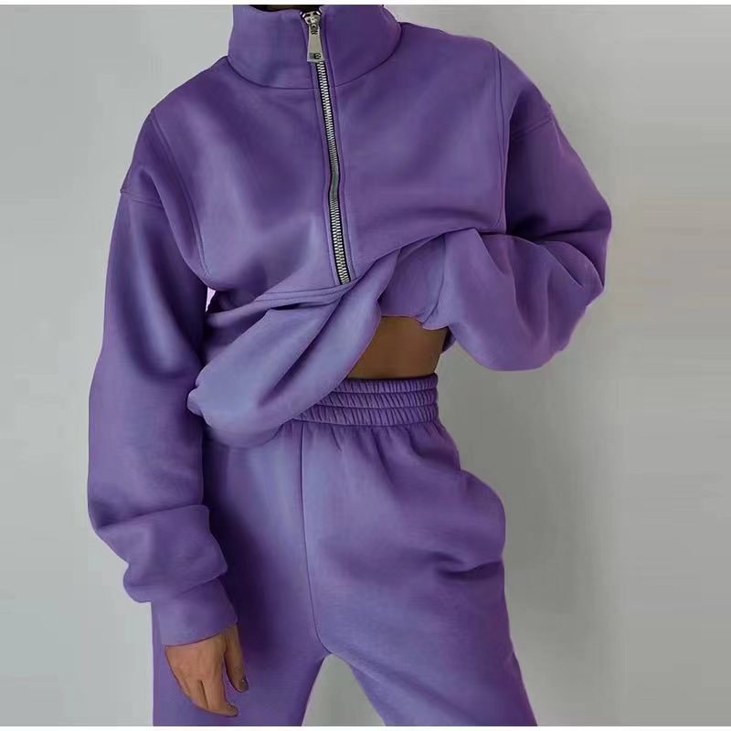 WW-Sweatshirt und Hose für Damen bekleidung mit Reiß verschluss