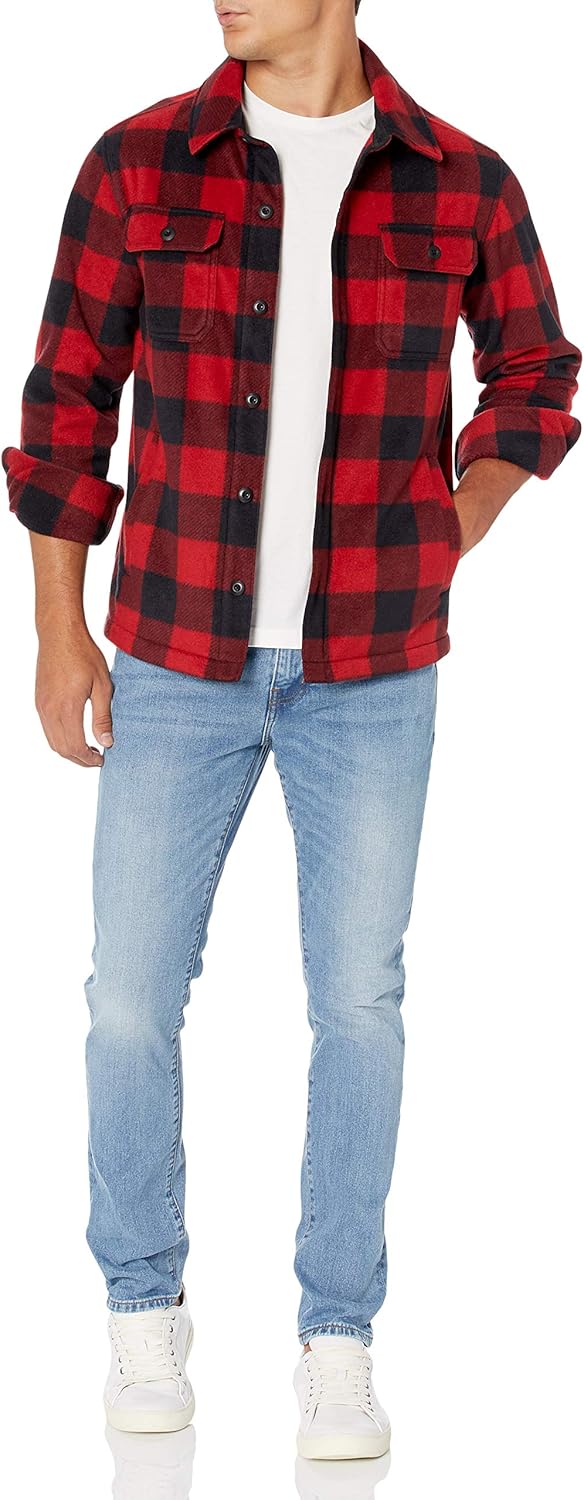 Herren-Fleece-Überhemd für Frühling 2025 – Max