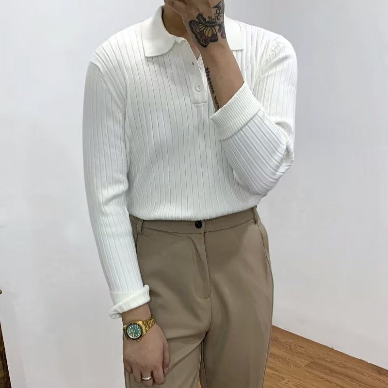 Trendy Herren Frühlings Polo Pullover - Oliver
