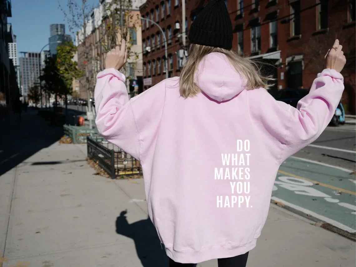 WW - Damen Hoodie - Lässiger Streetstyle mit Schriftzug