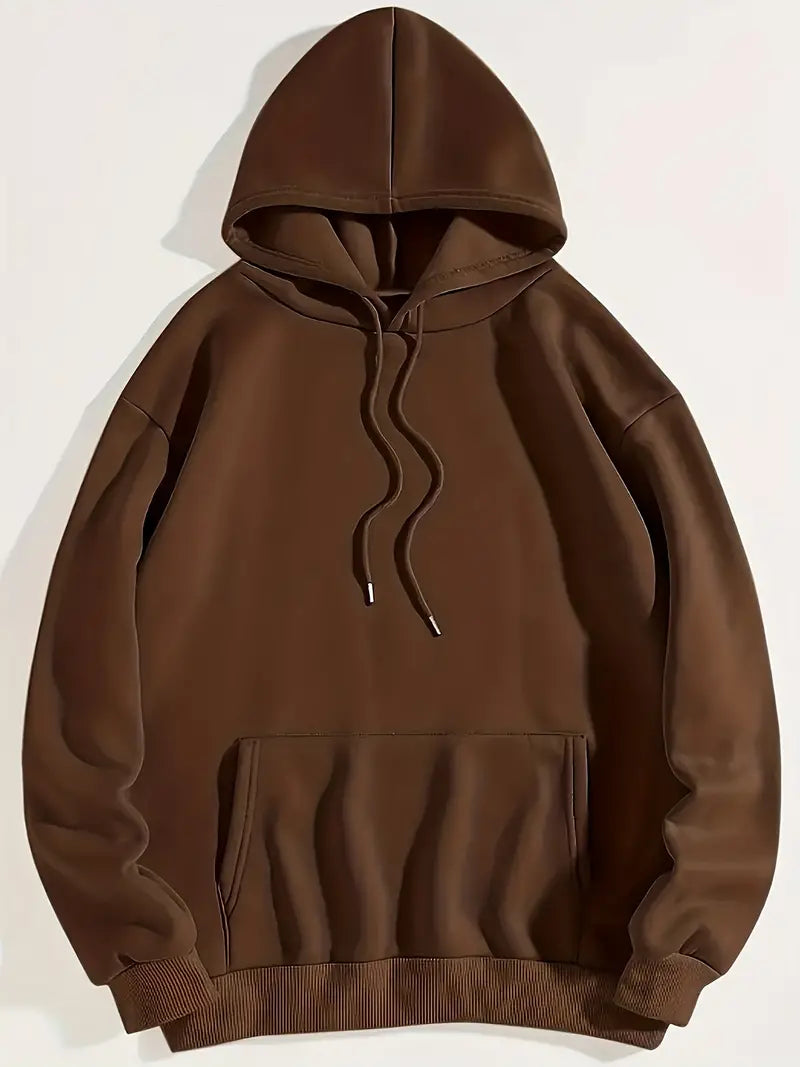 WW | Bequemer Einfarbiger Damen Hoodie mit Kapuze
