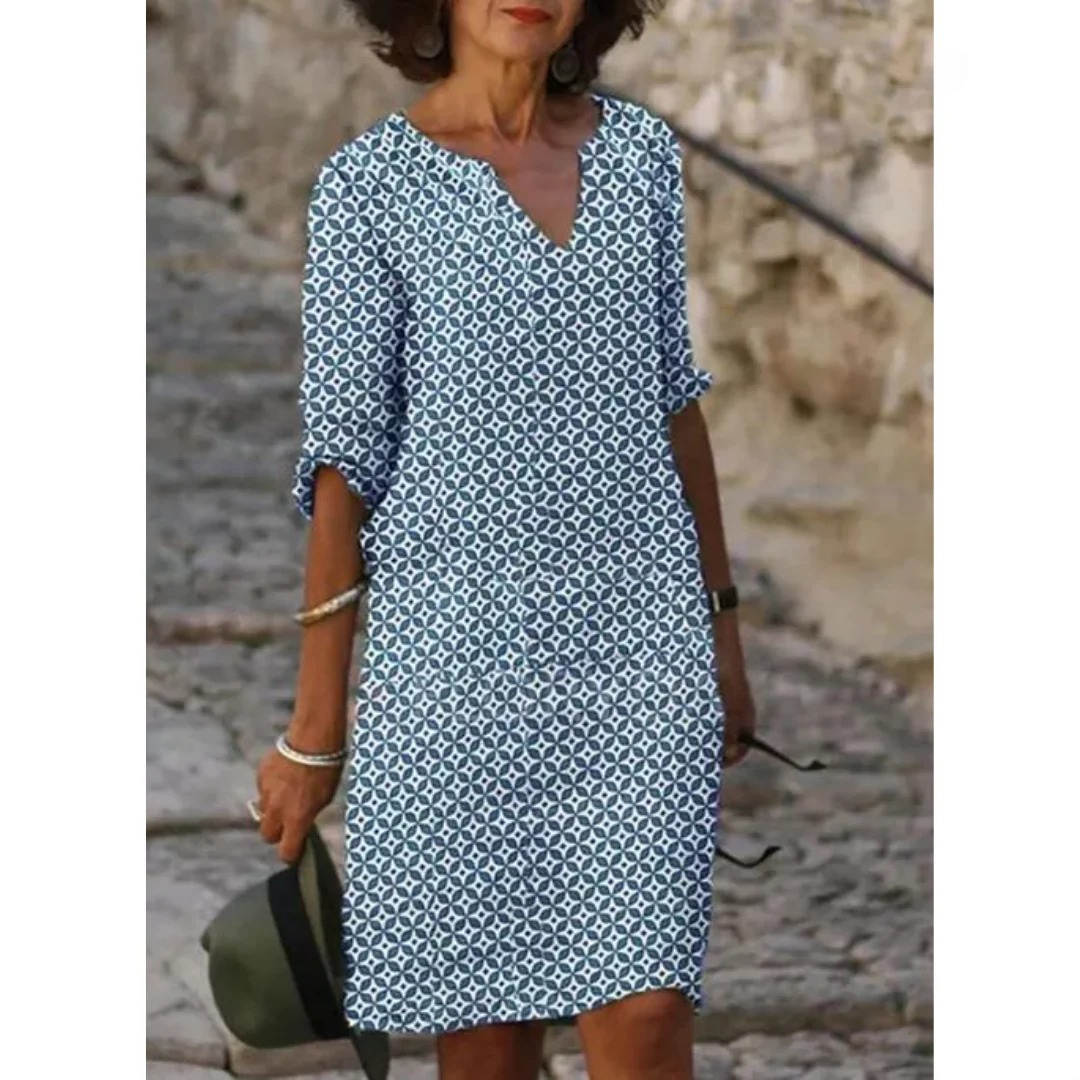 Bedrucktes Sommerkleid Für Damen | Mini
