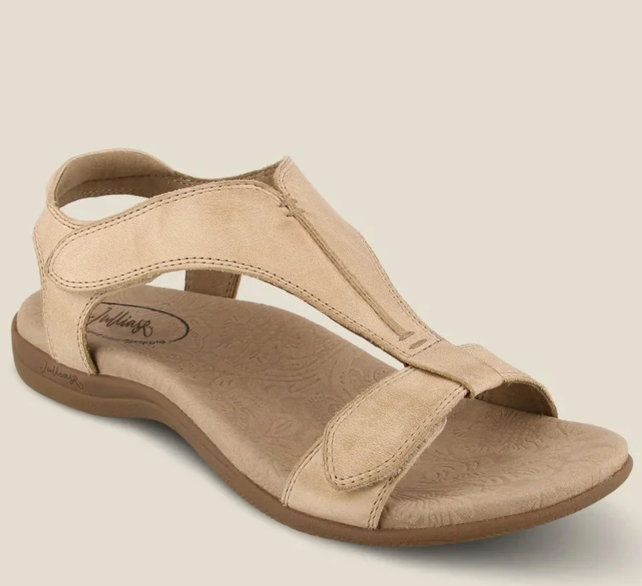 HILDE - Die exklusiven verstellbaren Leder Sandalen für den Frühling/Sommer