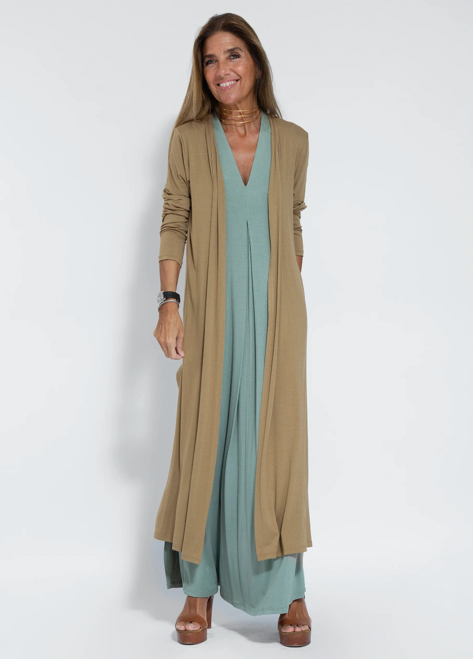 Figurbetontes Kleid mit Weste – Valentina