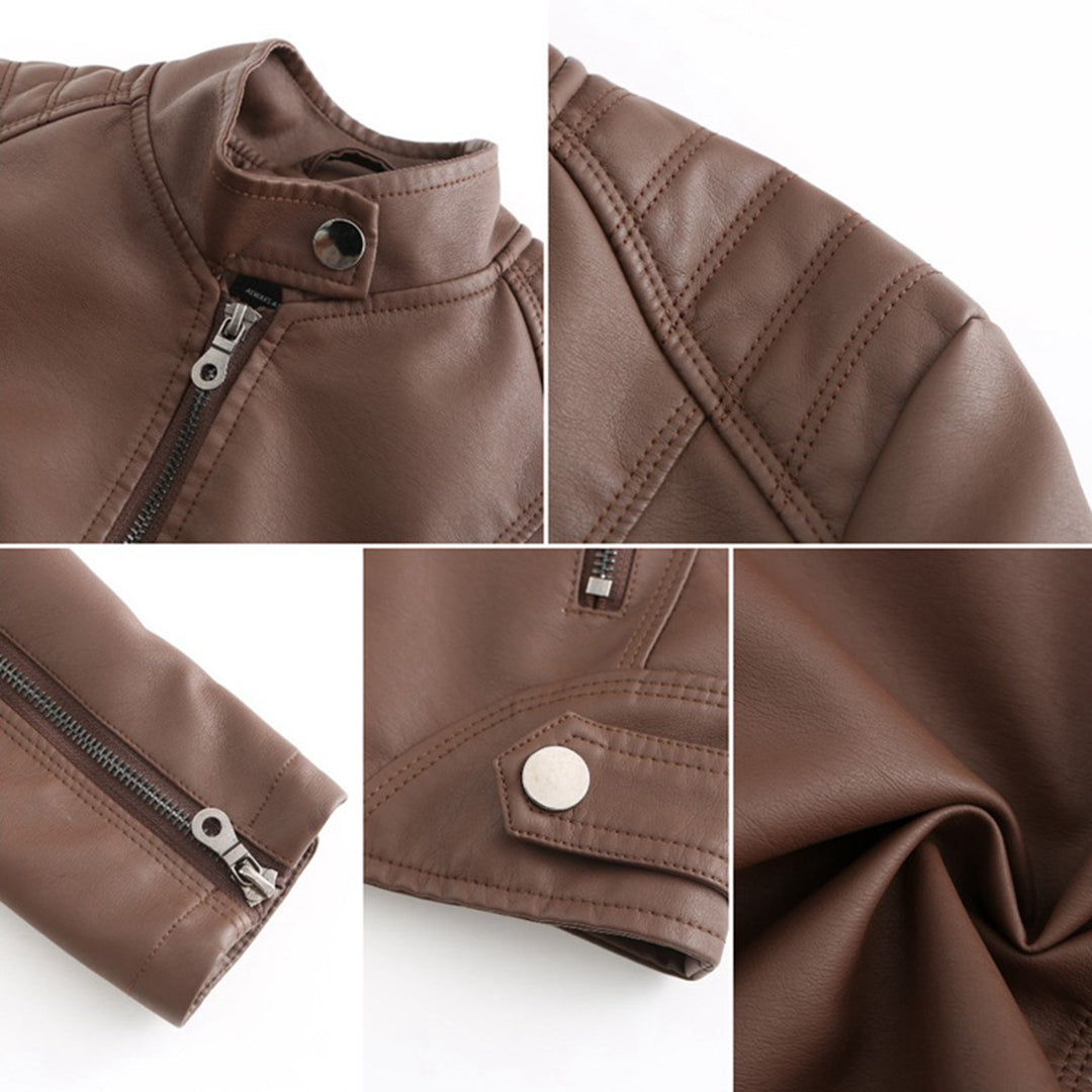 Milena™ - Stilvolle Lederjacke