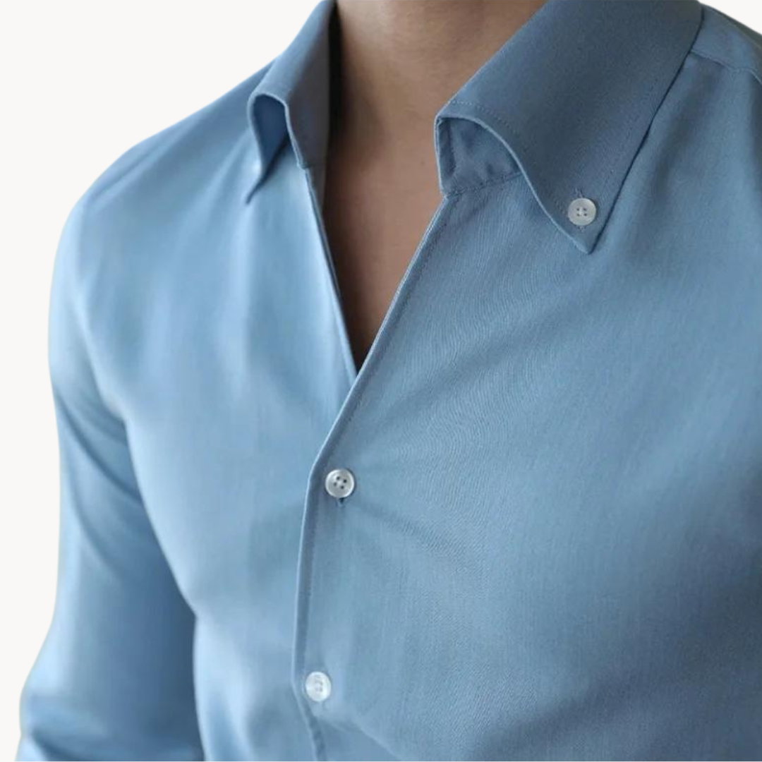 Sebastian Slim-Fit Hemd mit Stehkragen