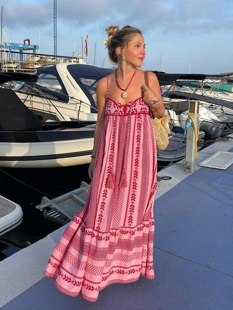 Boho-Chic Korsettkleid: Eleganz für Frühling & Sommer