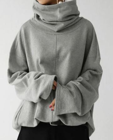 W&W - Damen Kapuzenpullis Rollkragenpullover