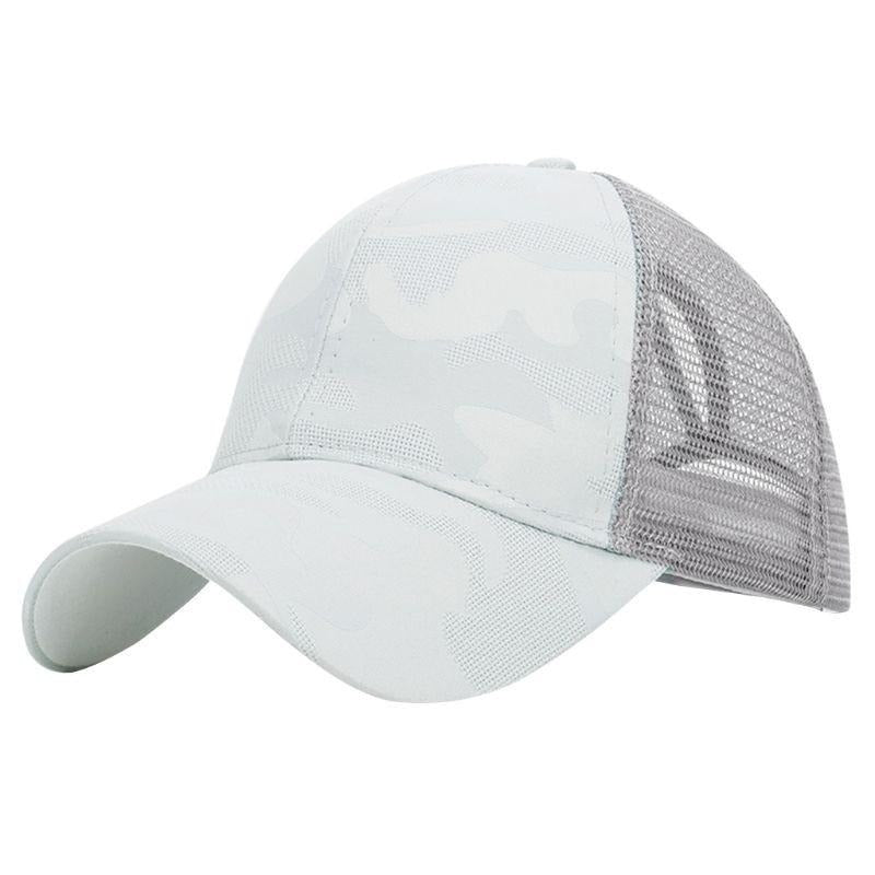 Trendige Damen Baseballcap mit Zopfloch & Klettverschluss – Leona (1+1 GRATIS Aktion)