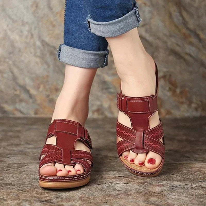 Atmungsaktive Damen-Sandalen für den Alltag mit orthopädischem Komfort – Leila