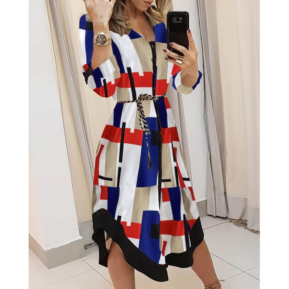 Avellaneda - Elegantes Kleid für Frühling und Herbst Bequeme Passform
