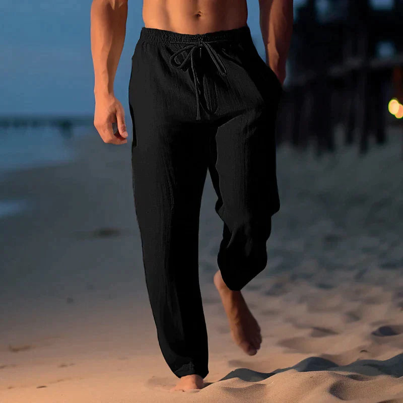 Matthew - stylische leinenhose für herren