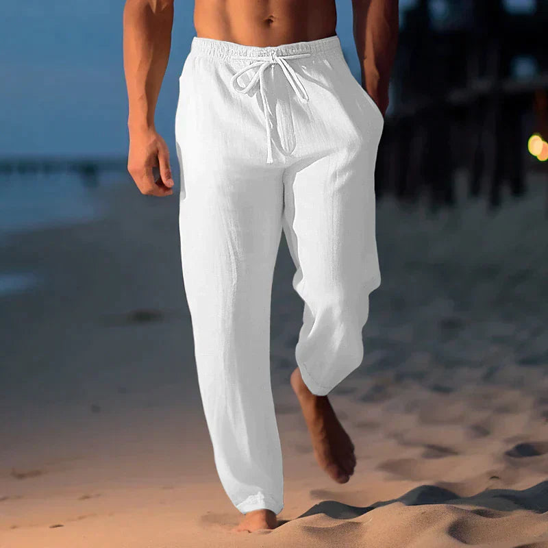 Matthew - stylische leinenhose für herren